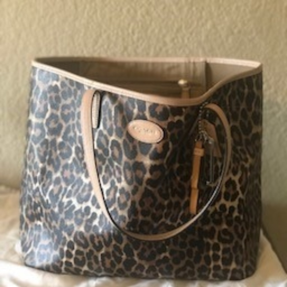 Coach Leopard Purse